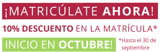 Matricúlate 10% descuento