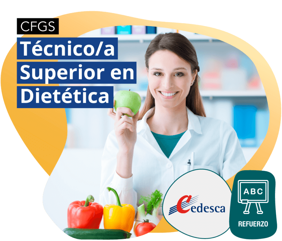 Técnico/a Superior en Dietética CFGS Online con refuerzo